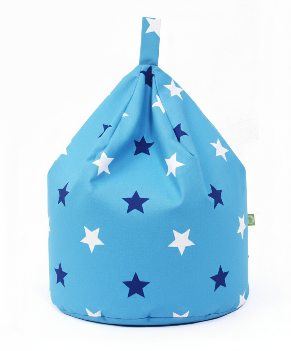 Bean Lazy Large Blue Stars Bean Bag