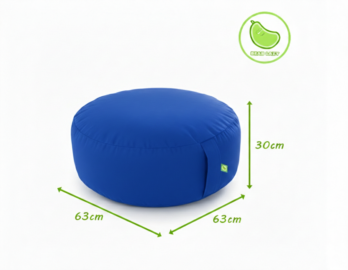Royal Blue Bean Lazy Pouffe – The Ultimate Versatile Footstool