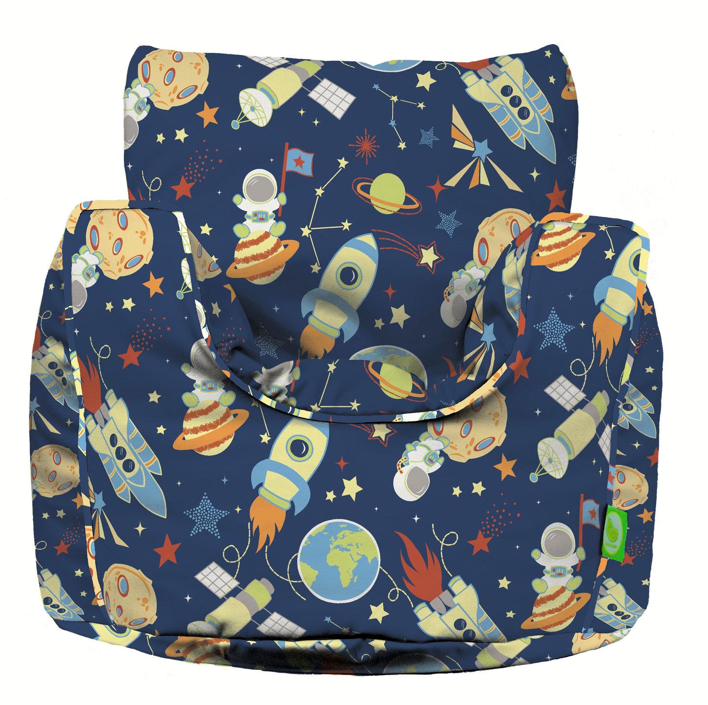Cotton Space Explorer Bean Bag Arm Chair Toddler Size
