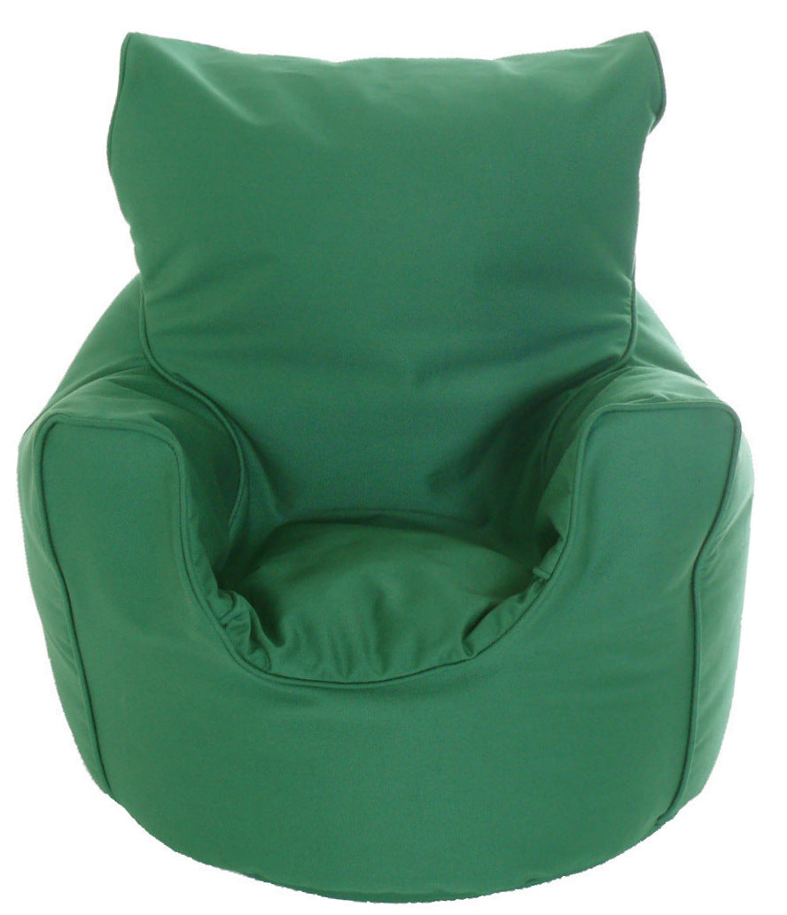 Cotton Twill British Racing Green Bean Bag Arm Chair Toddler Size