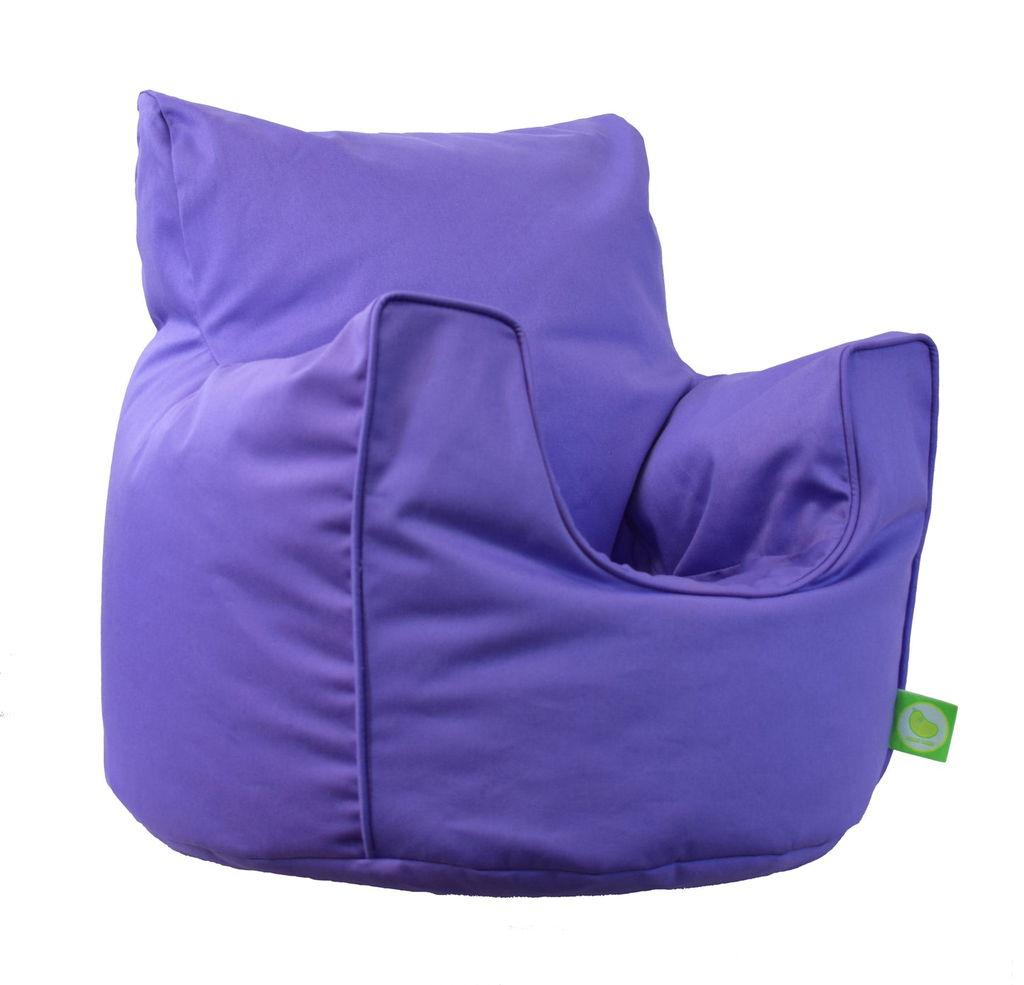 Cotton Twill Purple Lilac Bean Bag Arm Chair with Beans Child / Teen size