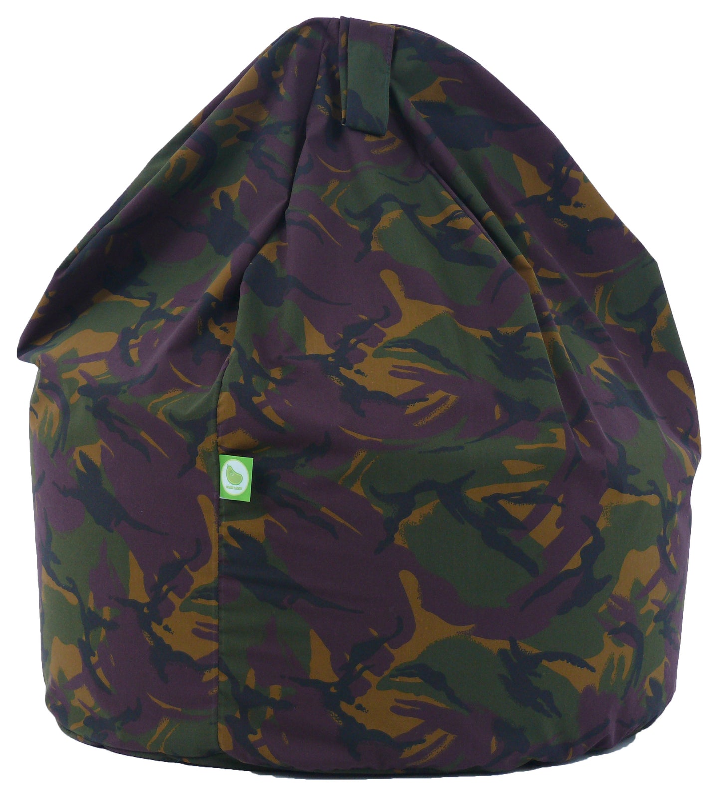 Cotton Green Army Camo Bean Bag Child Size