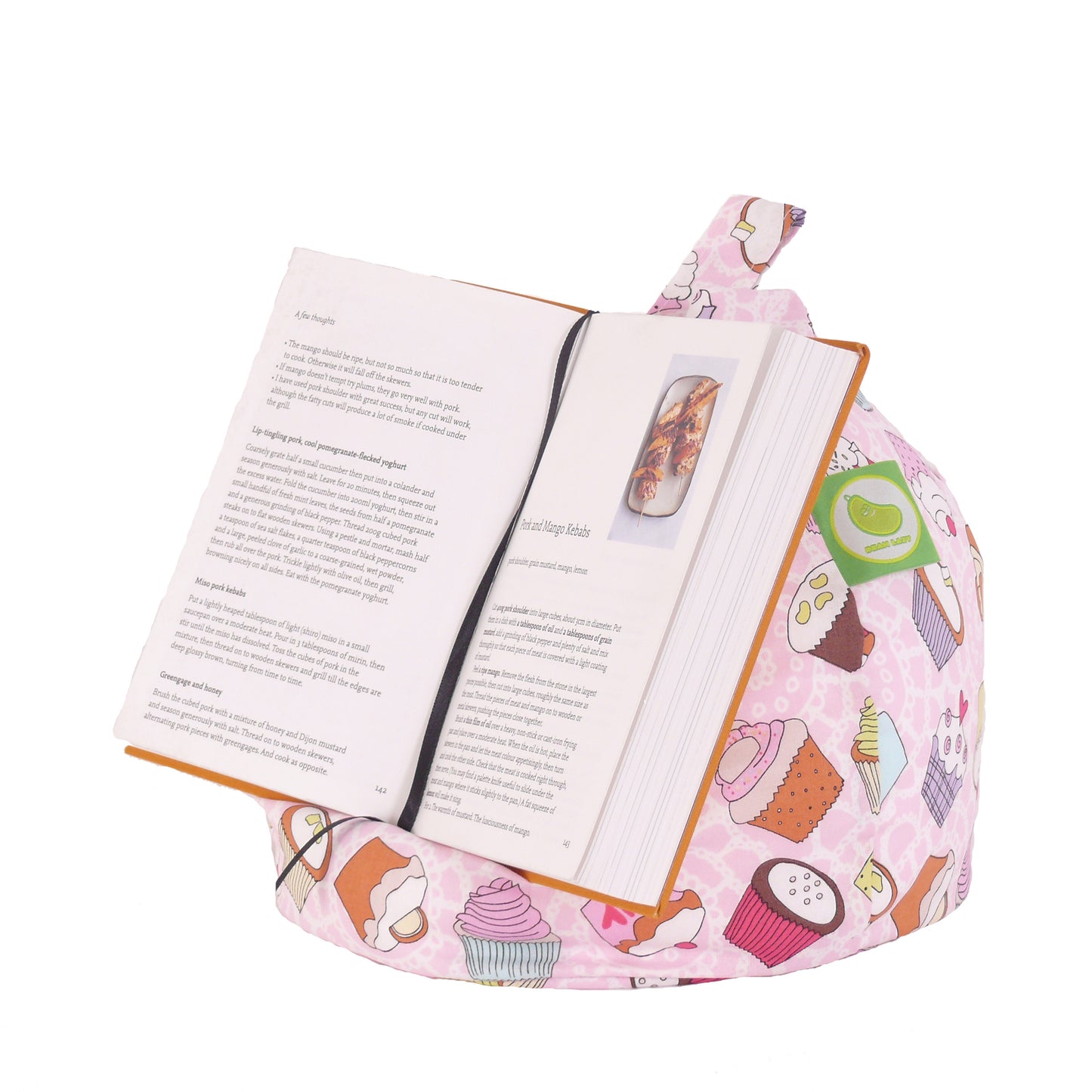 Pink Cupcake iPad, eReader & Book Mini Bean Bag