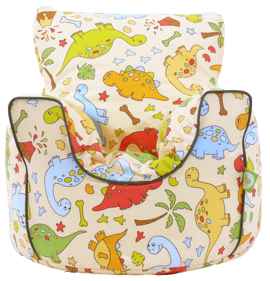 Cotton Dinosaur Bean Bag Arm Chair with Beans Child / Teen size