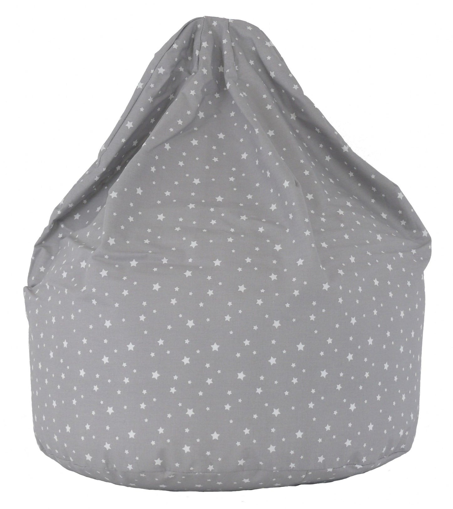Cotton Grey Stars Bean Bag Large Size