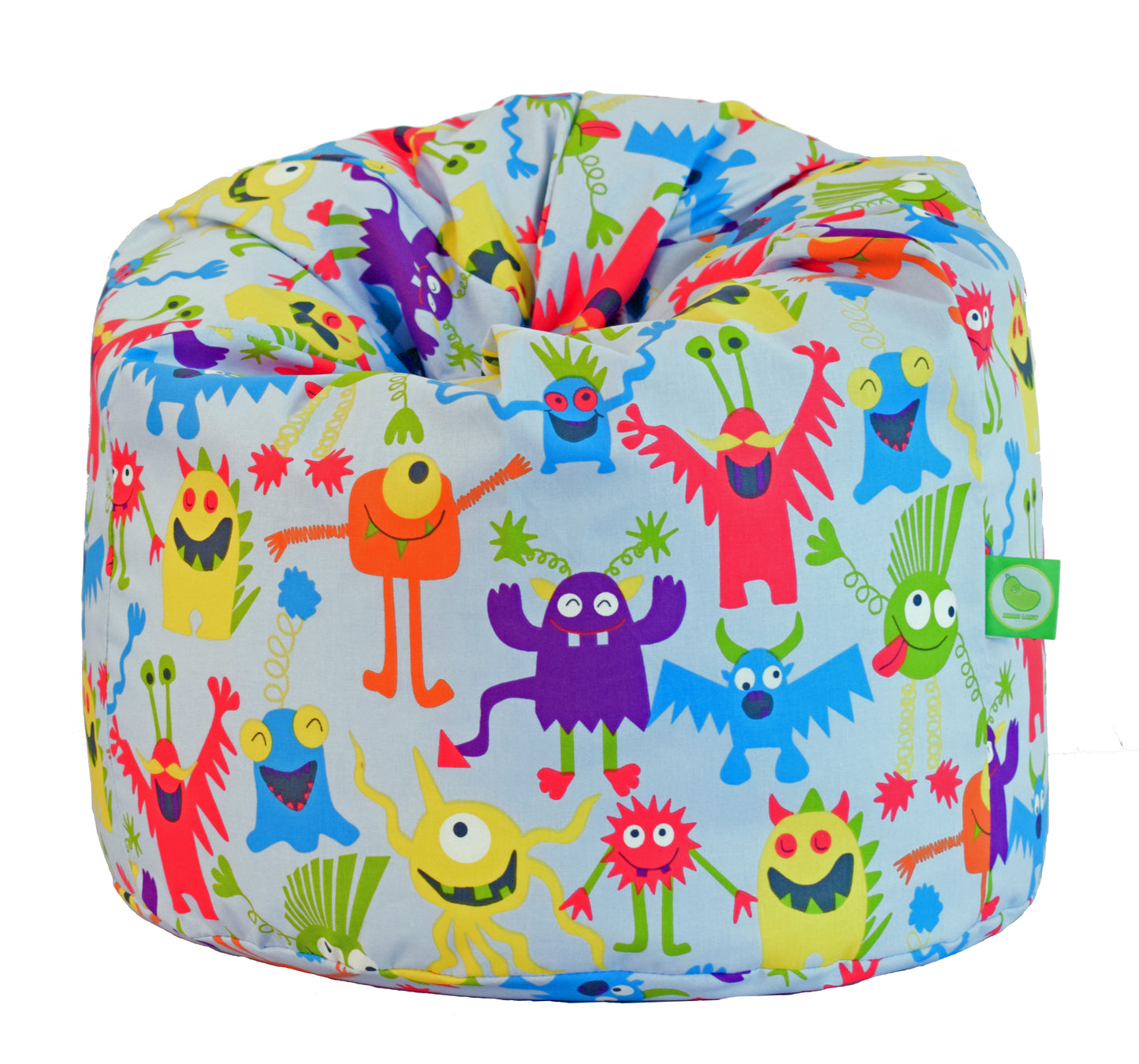Cotton Grey Monsters Bean Bag Large Size