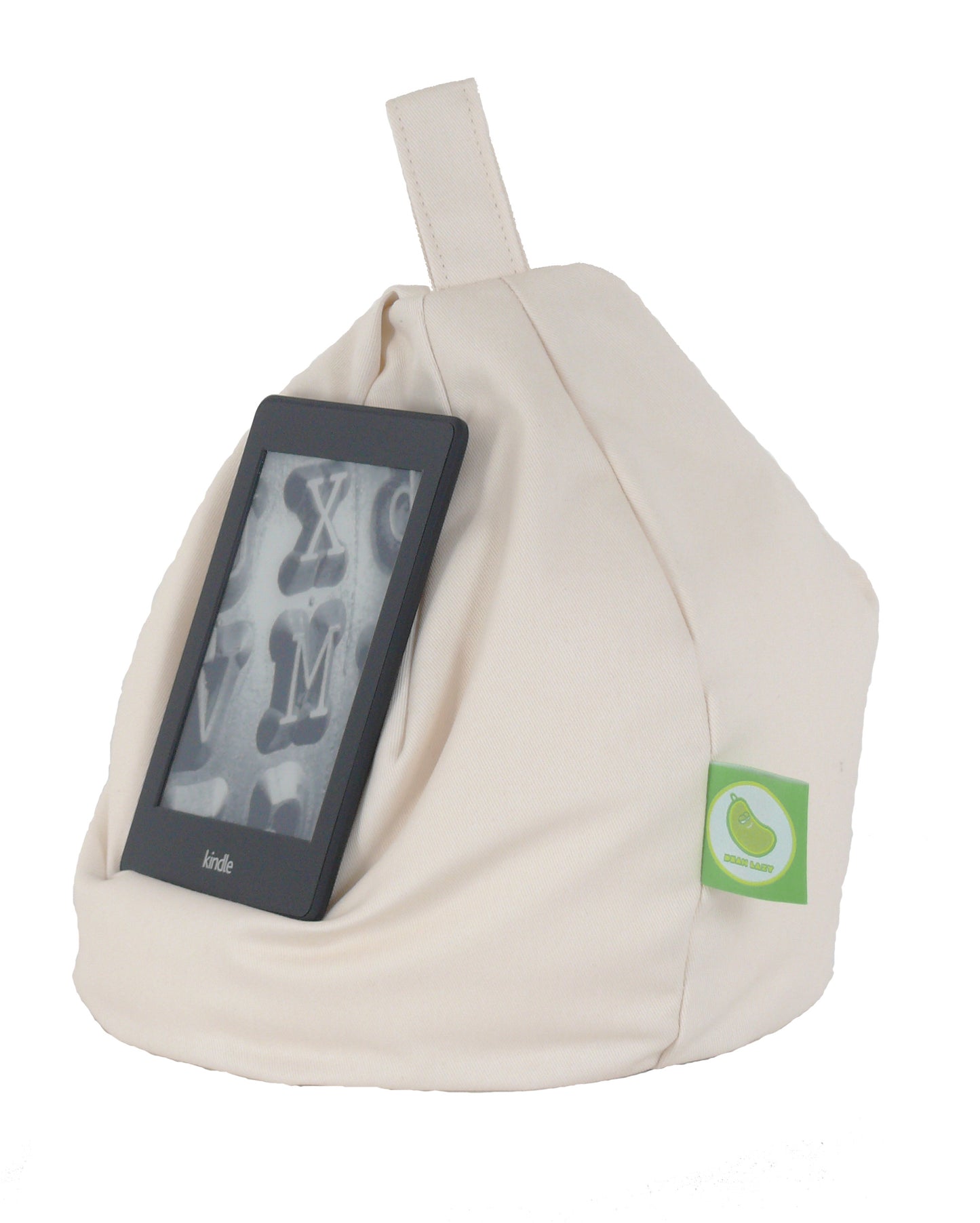 Natural iPad, eReader & Book Mini Bean Bag