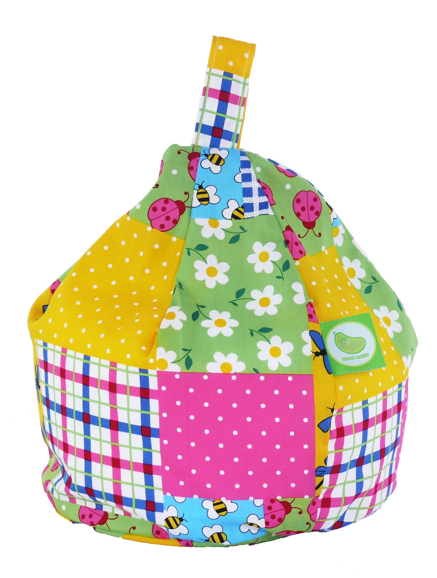 Ladybird Patchwork iPad, eReader & Book Mini Bean Bag
