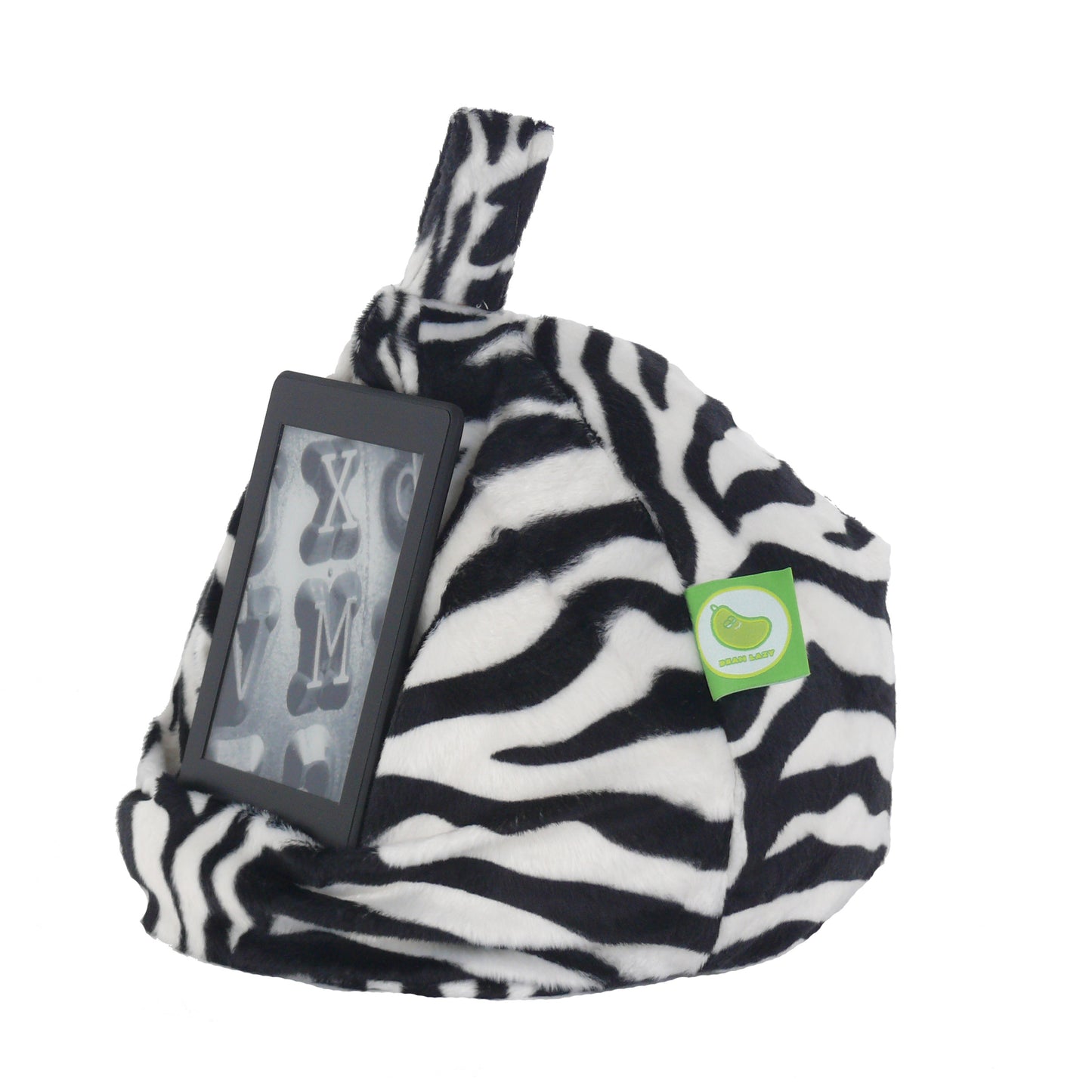 Furry Zebra iPad, eReader & Book Mini Bean Bag