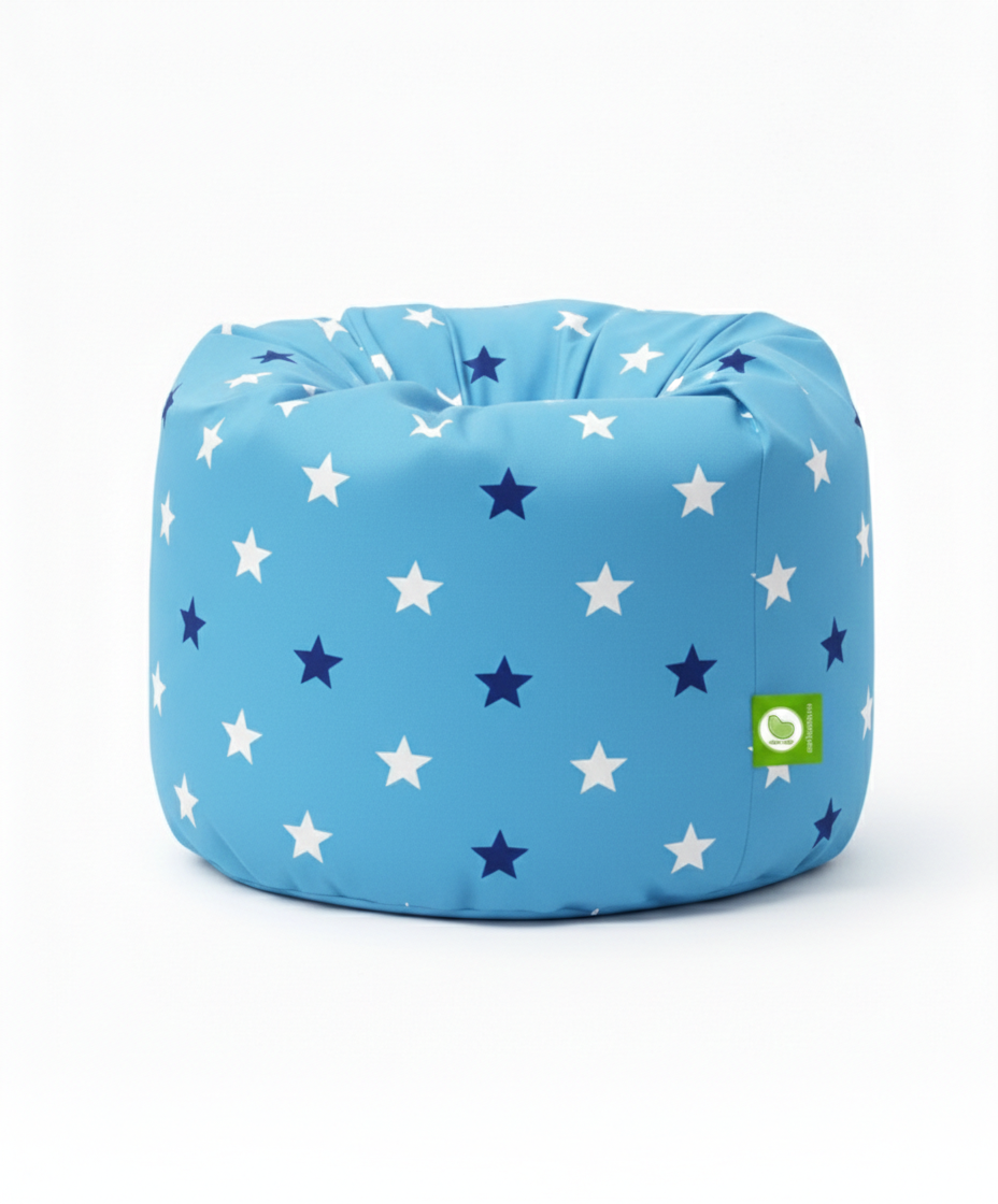 Bean Lazy Large Blue Stars Bean Bag