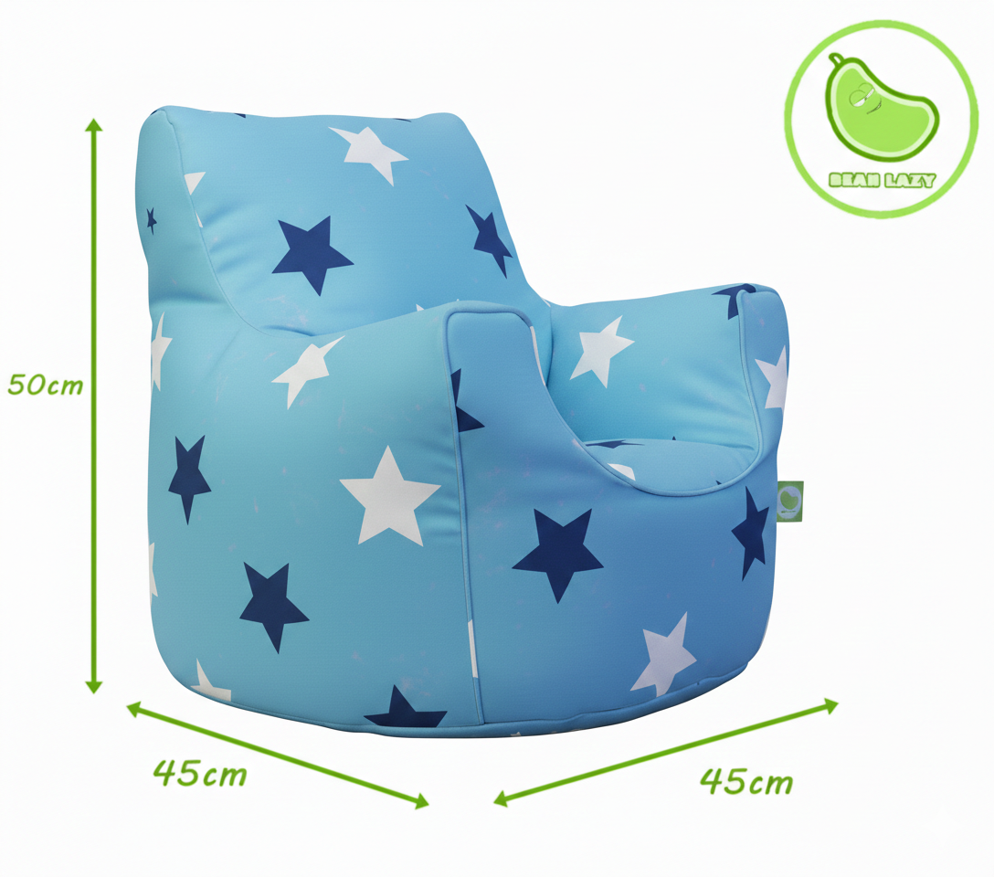 Bean Lazy Child / Teen Blue Stars Bean Seat