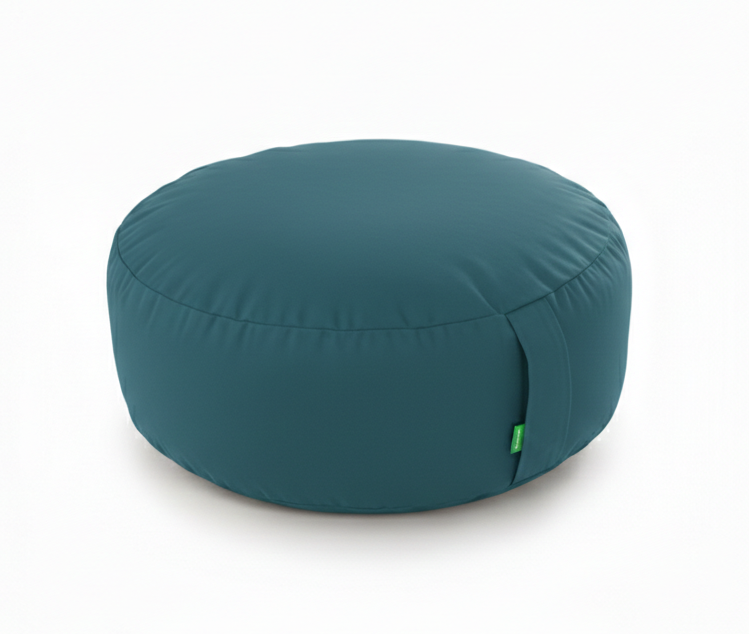 French Blue Bean Lazy Pouffe – Breezy Elegance & Coastal Calm