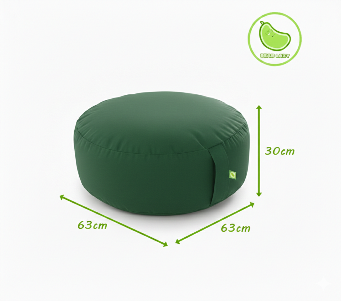 British Racing Green Bean Lazy Pouffe – Heritage Meets Hybrid Comfort