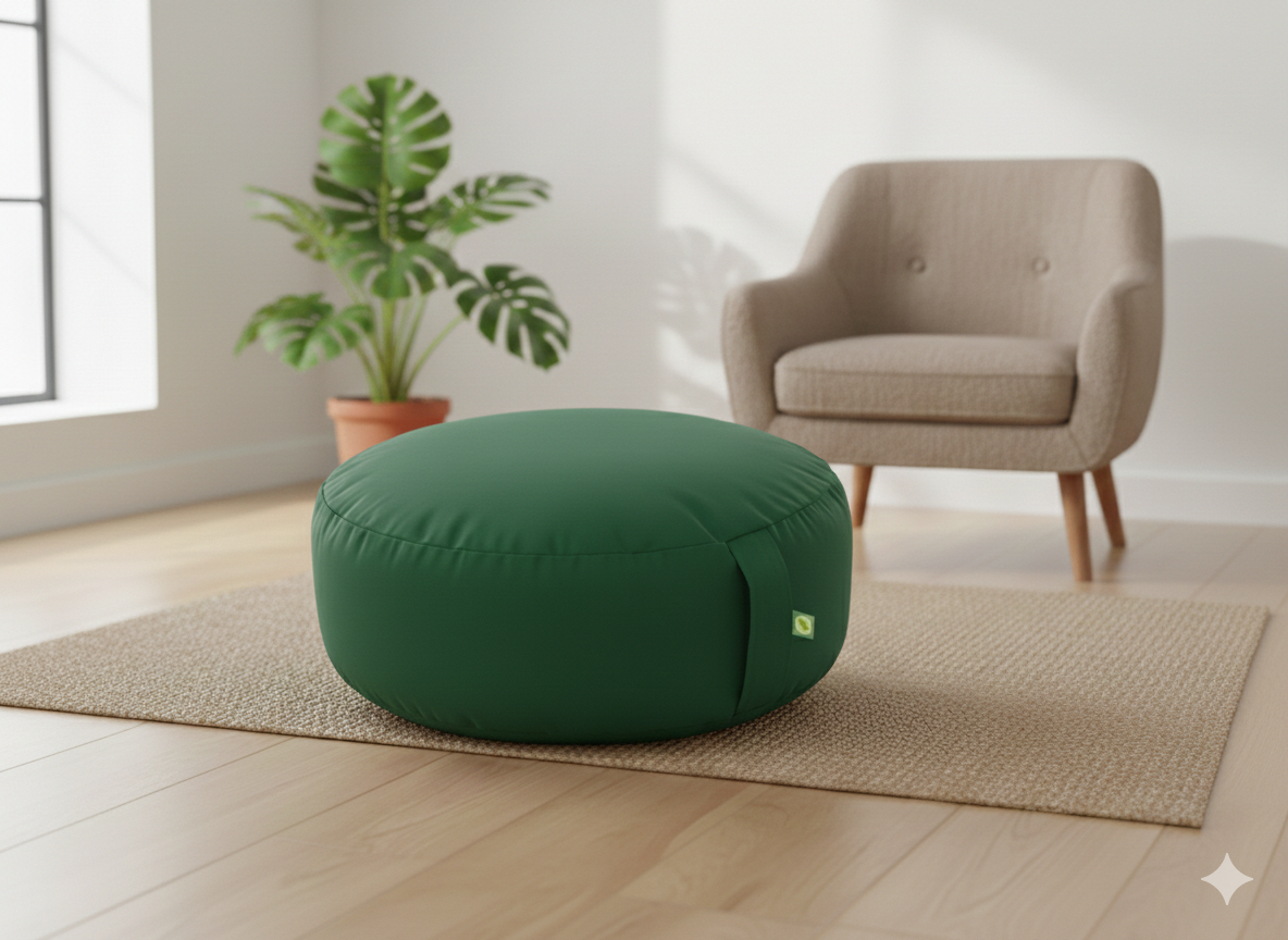British Racing Green Bean Lazy Pouffe – Heritage Meets Hybrid Comfort