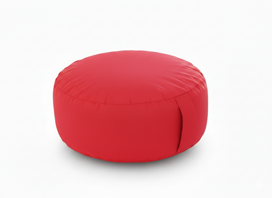 Fire Red Bean Lazy Pouffe – A Bold Statement in Comfort
