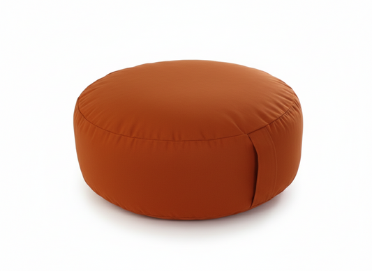 Terracotta Bean Lazy Pouffe – Earthy Warmth & Timeless Style