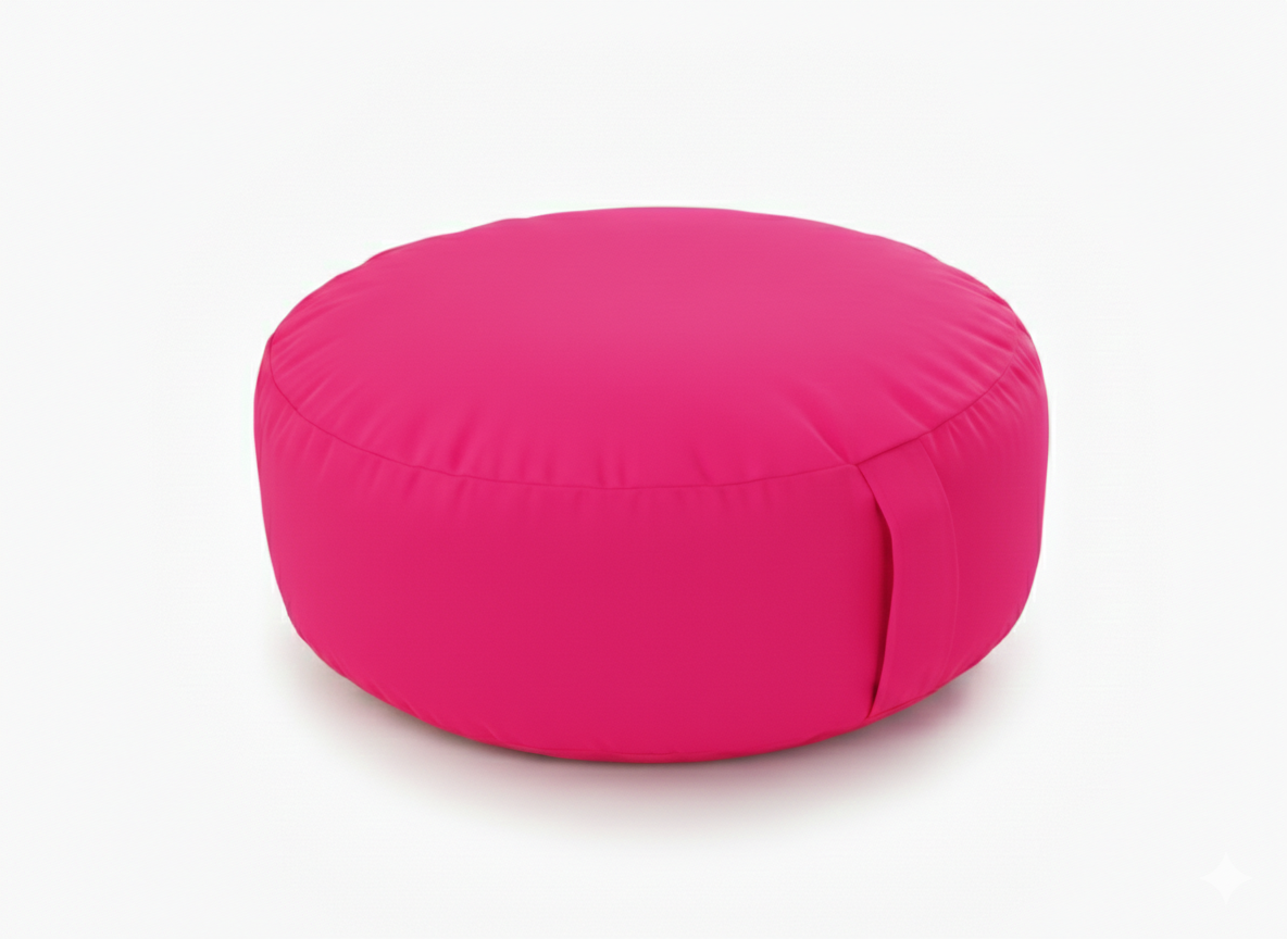 Outdoor Hot Pink Bean Lazy Pouffe – Vibrant Energy for Your Garden