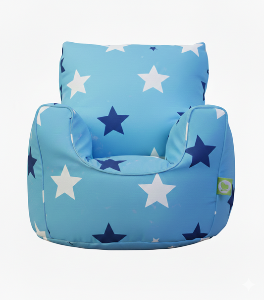 Bean Lazy Toddler Blue Stars Bean Seat