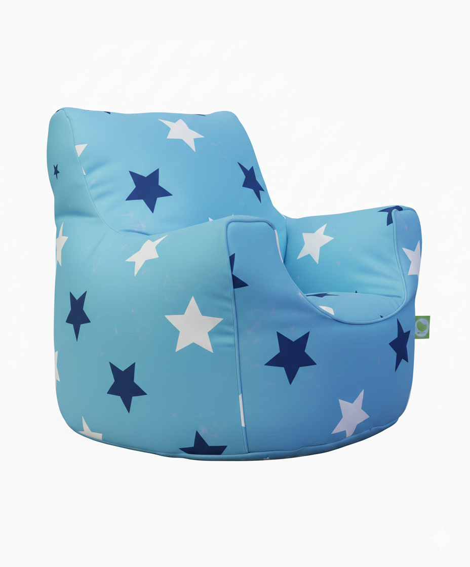 Bean Lazy Child / Teen Blue Stars Bean Seat