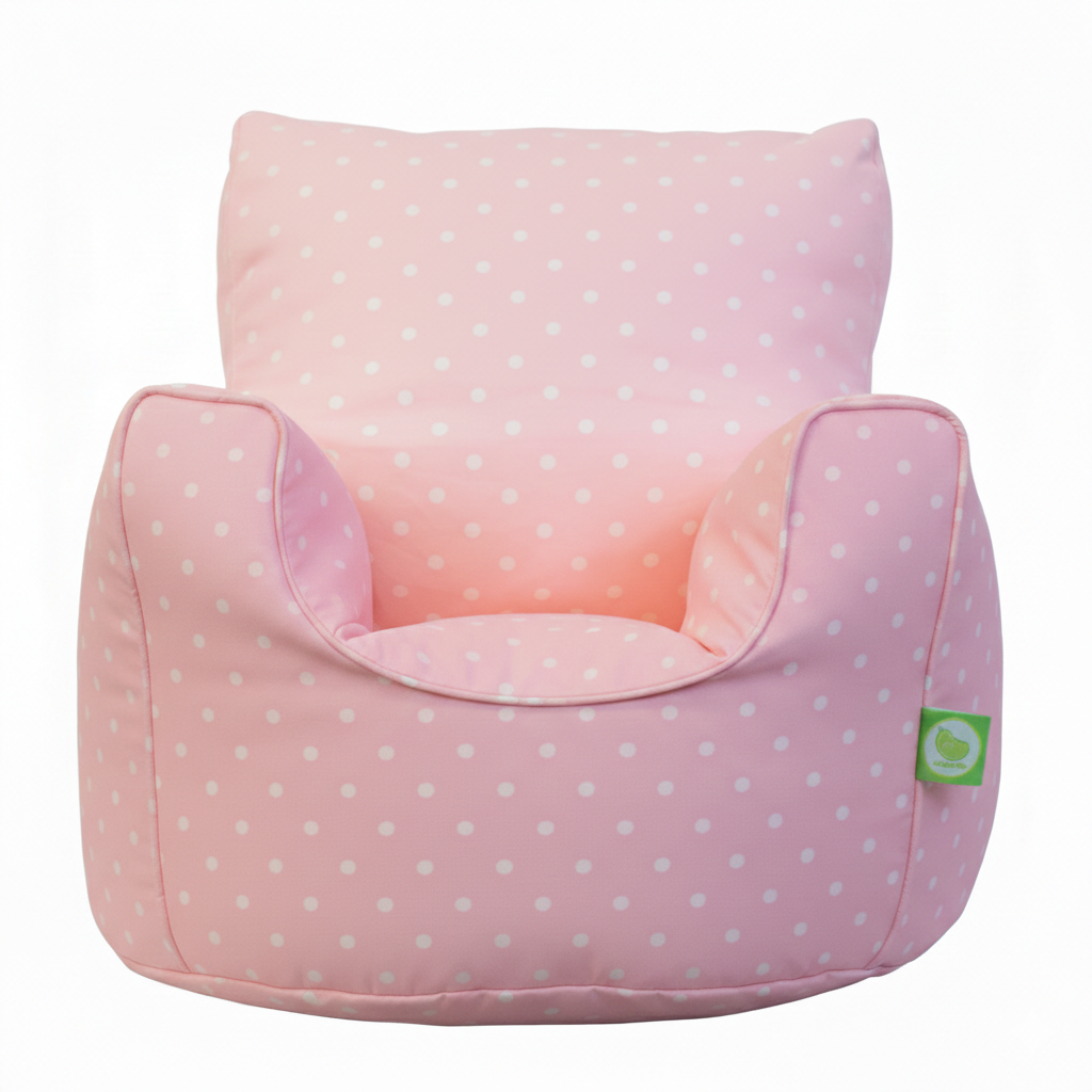 Bean Lazy Toddler Pink Polka Dot Bean Seat