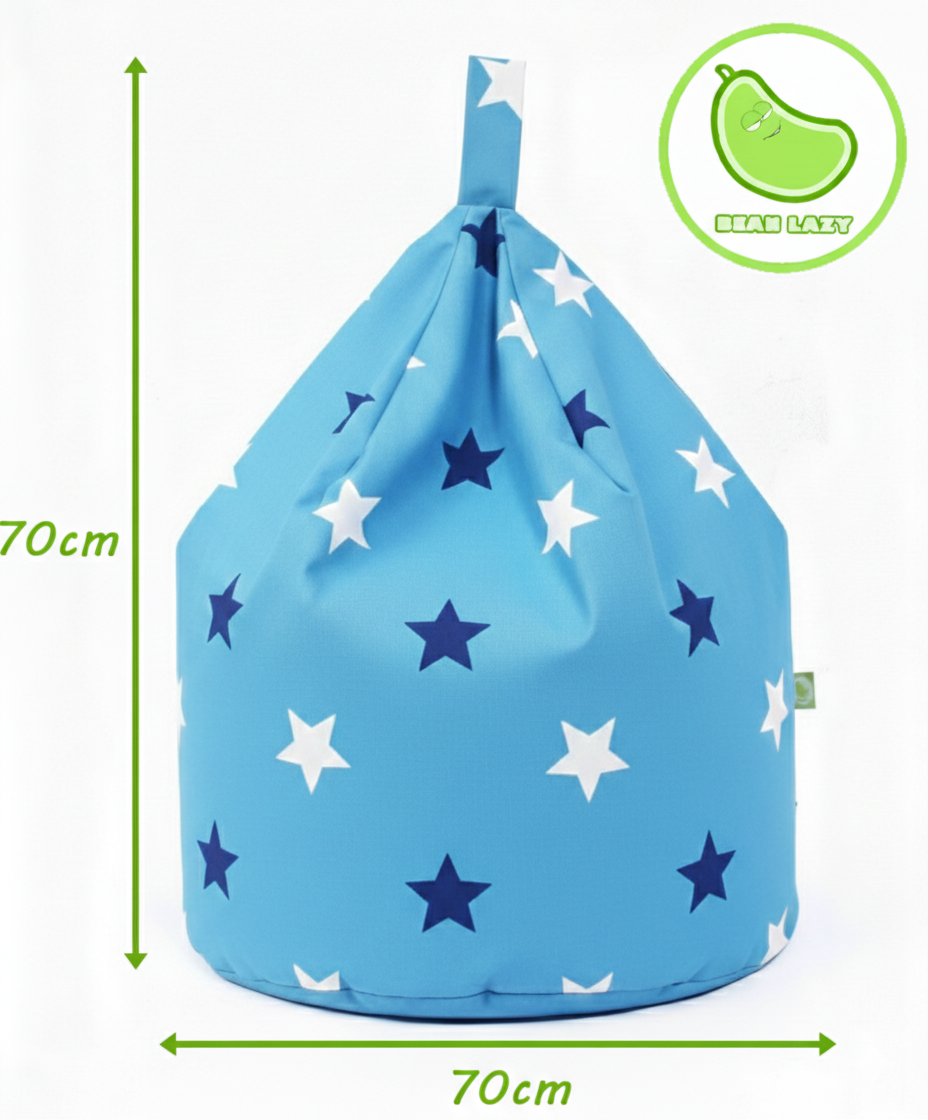 Bean Lazy Kids Blue Stars Bean Bag