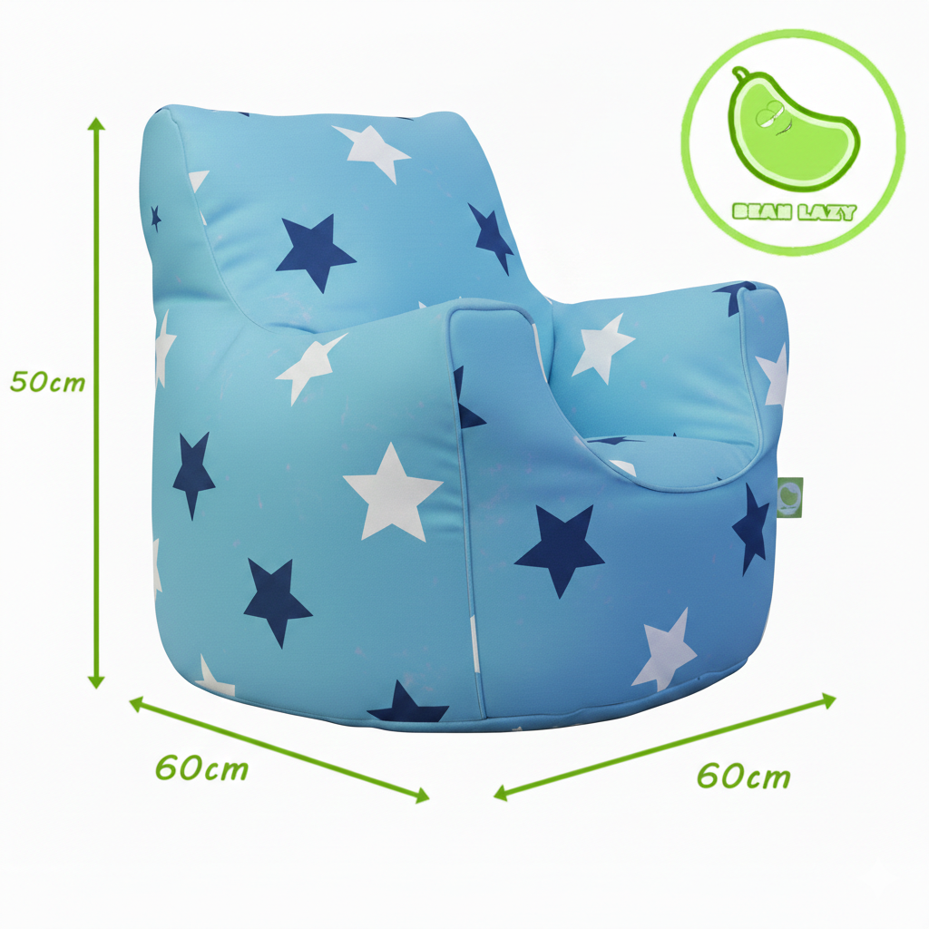 Bean Lazy Toddler Blue Stars Bean Seat