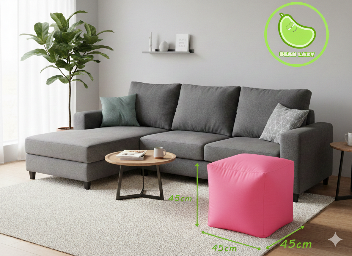 The Bean Lazy Cube: Soft Petal Pink Edition