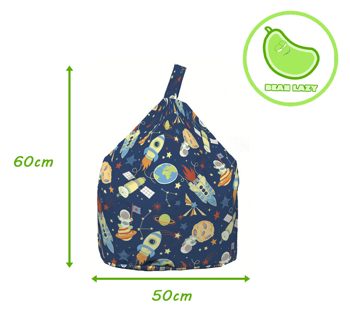Cotton Space Explorer Bean Bag Child Size