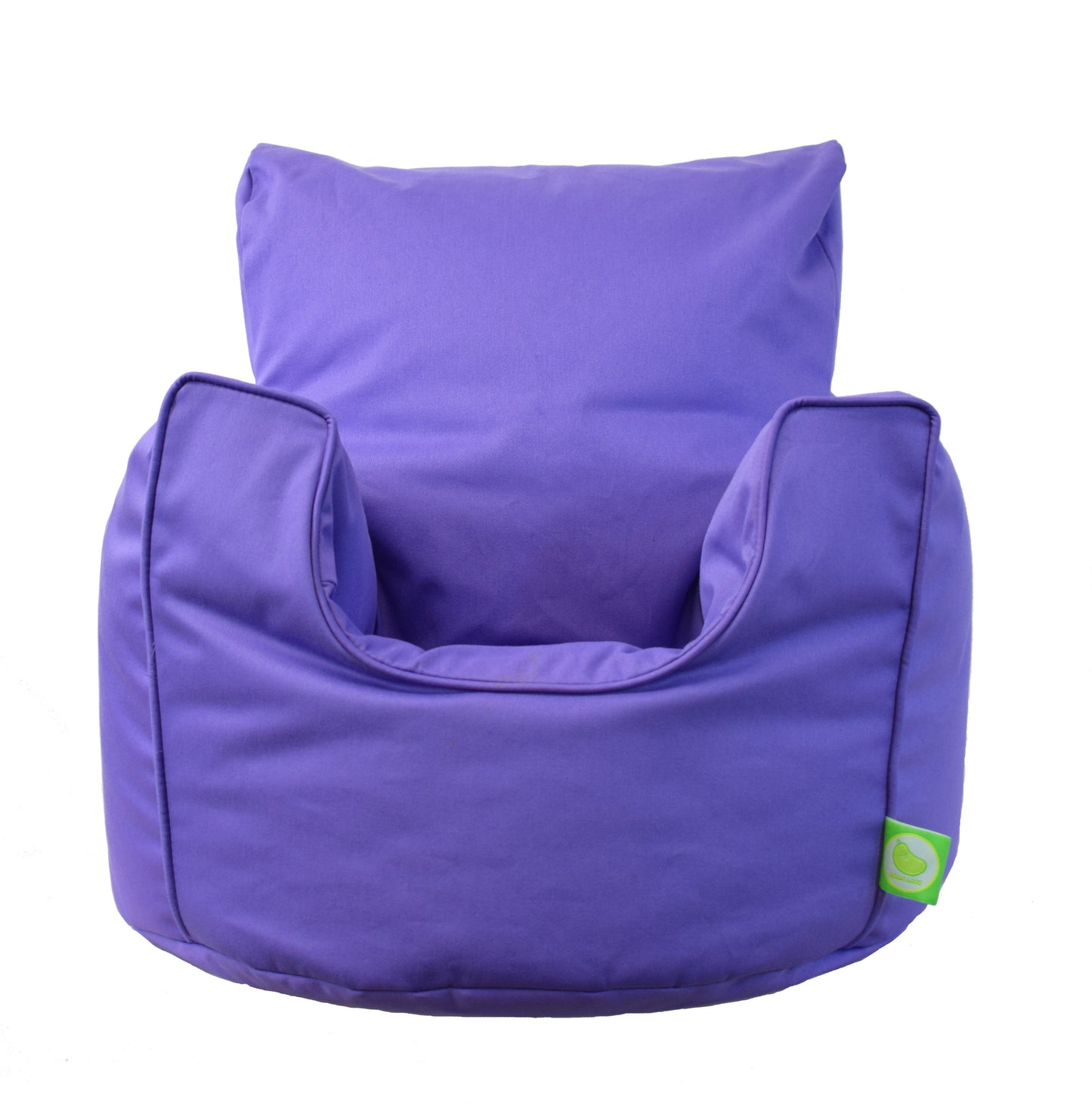 Cotton Twill Purple Lilac Bean Bag Arm Chair with Beans Child / Teen size