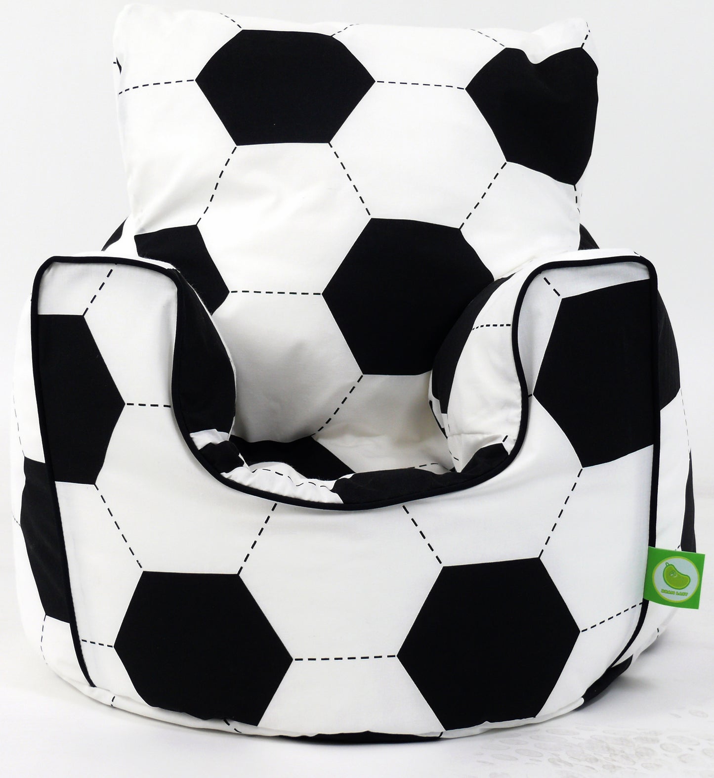 Cotton Football Bean Bag Arm Chair with Beans Child / Teen size