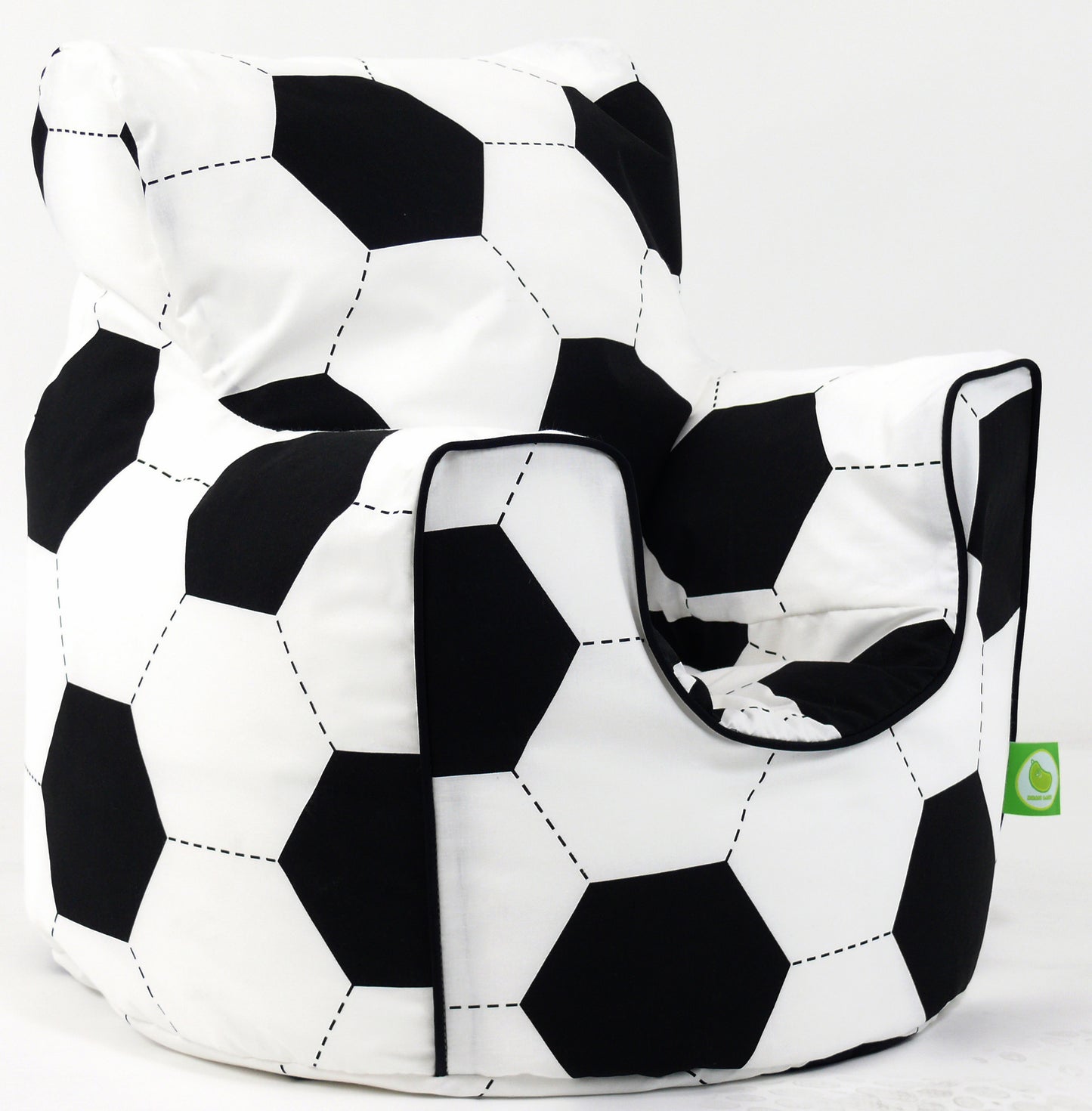 Cotton Football Bean Bag Arm Chair with Beans Child / Teen size