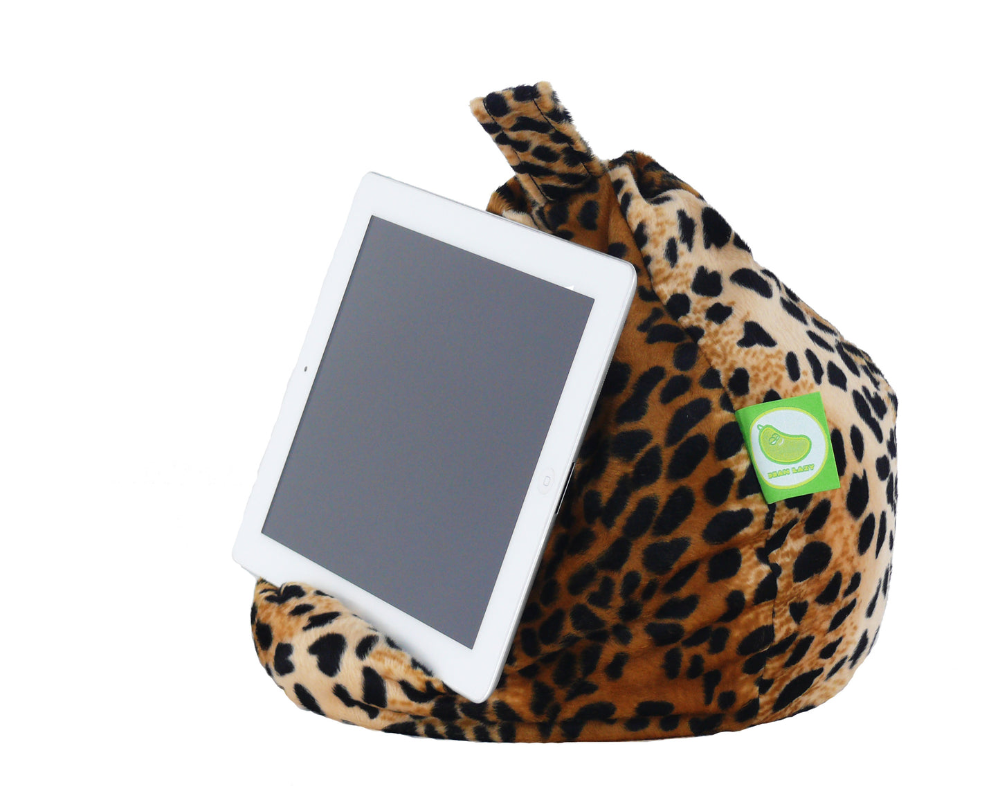 Furry Leopard iPad, eReader & Book Mini Bean Bag
