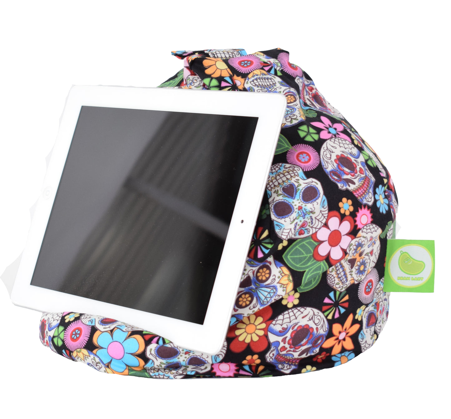 Mexican Calavera Skull iPad, eReader & Book Mini Bean Bag