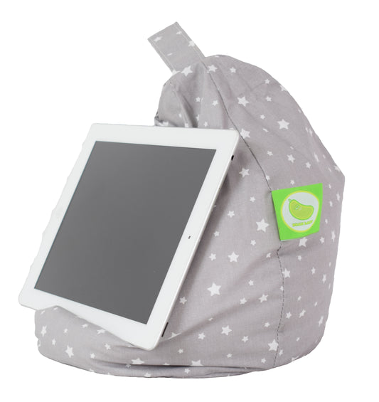 Grey Stars iPad, eReader & Book Mini Bean Bag