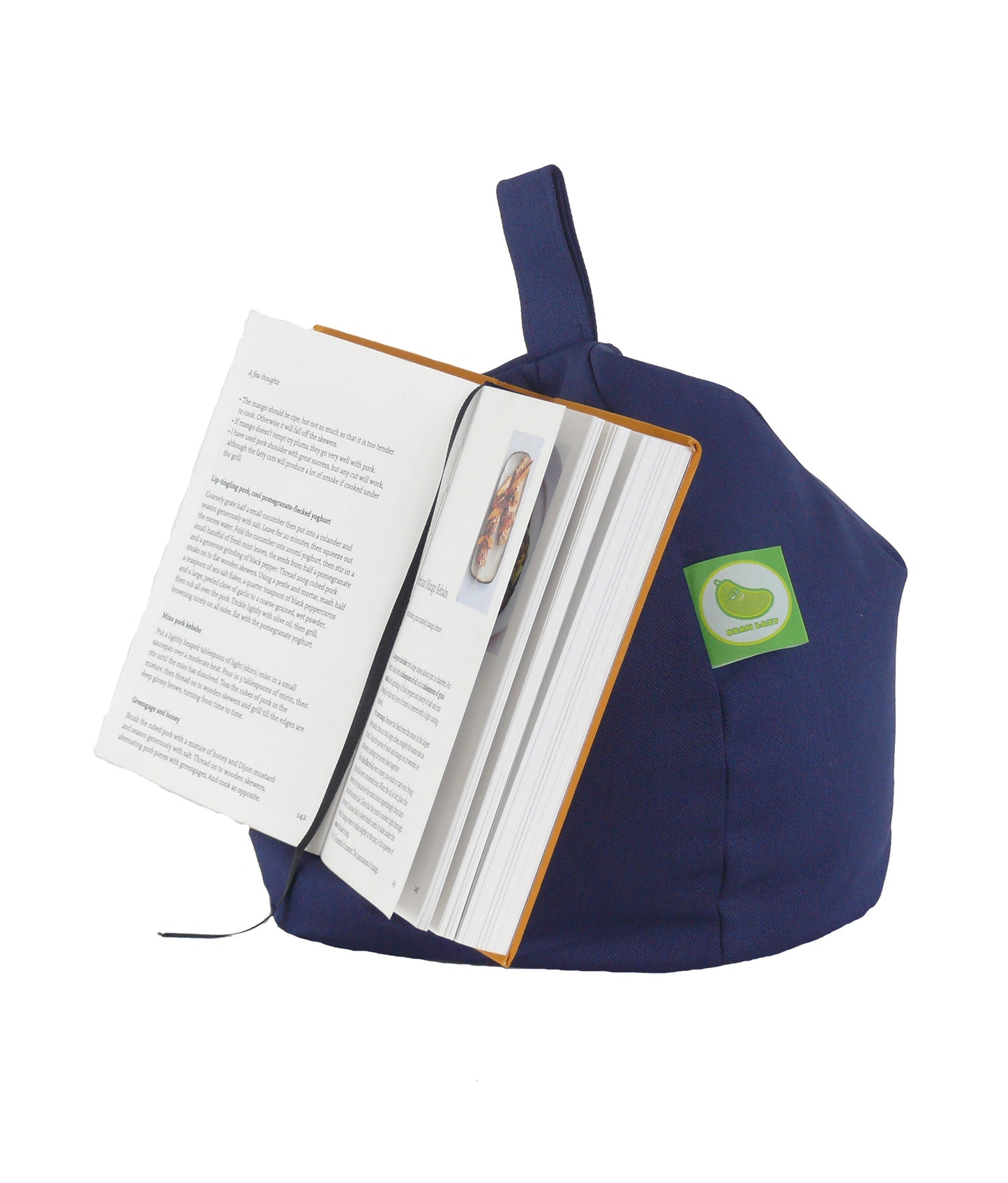 Navy iPad, eReader & Book Mini Bean Bag