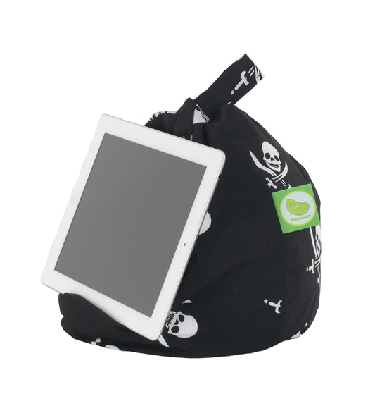 Skull and Cross Bones iPad, eReader & Book Mini Bean Bag