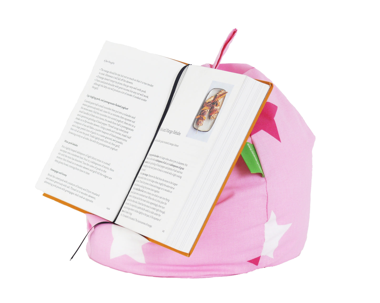 Pink Stars iPad, eReader & Book Mini Bean Bag