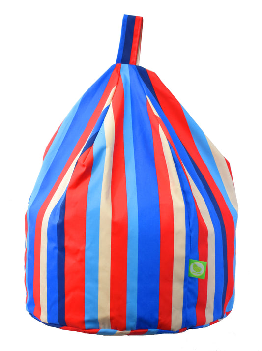 Cotton Multi Coloured Stripe Bean Bag Large Size