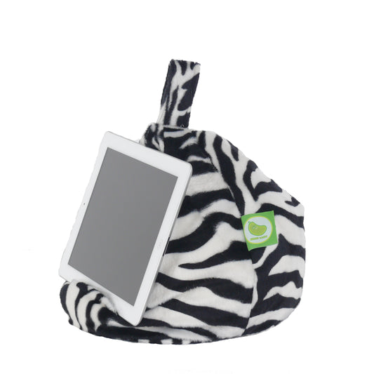 Furry Zebra iPad, eReader & Book Mini Bean Bag